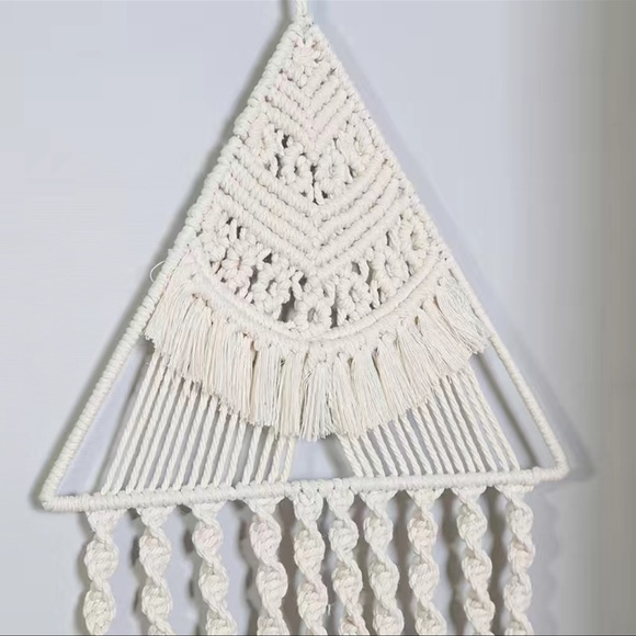 Modern Boho Macramé Fiber Art, Wall Decor Handcrafted & Knotted 2Perfection - Picture 3 of 14